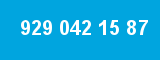 929 042 15 87